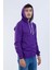 Unisex Mor Kapüşonlu Sweatshirt 3