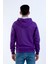 Unisex Mor Kapüşonlu Sweatshirt 4