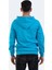 Unisex Turkuaz Mavi Kapüşonlu Sweatshirt 4