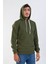Unisex Haki Kapüşonlu Sweatshirt 2