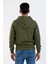 Unisex Haki Kapüşonlu Sweatshirt 3