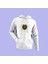 Unisex Beyaz Kapüşonlu Sweatshirt Arslan Dijital Baskılı 1
