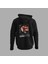 Unisex Siyah Kapüşonlu Sweatshirt Sırt Dijital Baskılı 1