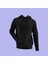 Unisex Siyah Kapüşonlu Sweatshirt Sırt Dijital Baskılı 2