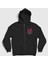 Unisex Siyah Garrison Anime Attack On Titan Fermuarlı Kapüşonlu Sweatshirt 1