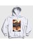 Unisex Beyaz Poster Anime Attack On Titan Kapüşonlu Sweatshirt 1