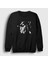 Unisex Siyah Rage Anime Attack On Titan Sweatshirt 1
