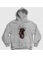 Unisex Gri Wall Anime Attack On Titan Kapüşonlu Sweatshirt 1