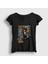 Kadın Siyah Eren Fan Anime Attack On Titan T-Shirt 1