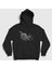 Unisex Siyah Cape Anime Berserk Kapüşonlu Sweatshirt 1