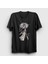 Unisex Siyah Byakuya Anime Bleach T-Shirt 1
