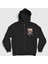 Unisex Siyah Ichigo Anime Bleach Fermuarlı Kapüşonlu Sweatshirt 1