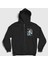 Unisex Siyah Poster Anime Bleach Fermuarlı Kapüşonlu Sweatshirt 1