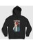 Unisex Siyah Shotou Anime Boku No Hero Academia Kapüşonlu Sweatshirt 1
