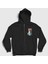 Unisex Siyah Shotou Anime Boku No Hero Academia Fermuarlı Kapüşonlu Sweatshirt 1