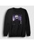 Unisex Siyah Gojo Anime Jujutsu Kaisen Sweatshirt 1