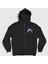 Unisex Siyah Gojo Anime Jujutsu Kaisen Fermuarlı Kapüşonlu Sweatshirt 1