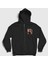 Unisex Siyah Yuji Anime Jujutsu Kaisen Fermuarlı Kapüşonlu Sweatshirt 1