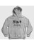 Unisex Gri Logo Anime Kuroshitsuji Kapüşonlu Sweatshirt 1
