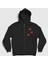 Unisex Siyah Akatsuki Anime Naruto Fermuarlı Kapüşonlu Sweatshirt 1