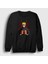 Unisex Siyah Fuinjutsu Anime Naruto Sweatshirt 1