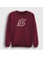 Unisex Bordo Konoha Anime Naruto Sweatshirt 1