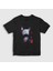 Unisex Çocuk Siyah Kakashi V2 Anime Naruto T-Shirt 1