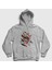 Unisex Gri Kyuubi Anime Naruto Kapüşonlu Sweatshirt 1