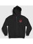 Unisex Siyah Uchiha Clan V2 Anime Naruto Fermuarlı Kapüşonlu Sweatshirt 1