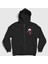 Unisex Siyah Anime Tokyo Ghoul Fermuarlı Kapüşonlu Sweatshirt 1
