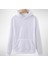 Beyaz Kapüşonlu Tam Kışlık Oversize Pamuk Outdoor Erkek Hoodie 1