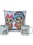 Best Friends Baykuş Puf Yastık Baykuş Seramik Küllük Seramik Kupa Set 1