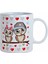 Best Friends Baykuş Puf Yastık Baykuş Seramik Küllük Seramik Kupa Set 3