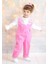 Kız Çocuk Tulumlu Pembe Takım 5