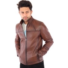 Derimont Deri Bell Kahverengi Erkek Ceket