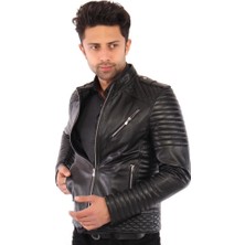 Derimont Deri Anatole Siyah Erkek Ceket