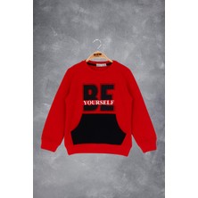 Toontoy Kız Çocuk Be Yourself Baskılı Sweatshirt
