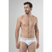 Cacharel 1312 Erkek Slip Lastikli - Beyaz