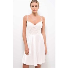 Pierre Cardin 4265 Gecelik Sabahlık Takım - Ekru