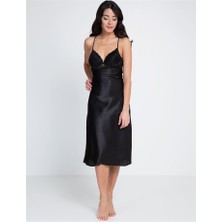 Pierre Cardin 4370 Gecelik Sabahlık Takım - Siyah