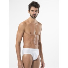 Türen 166 Likralı Erkek Slip - Beyaz