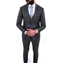 Jan Carlucci Slimfit Yelekli Drop 6 Takım