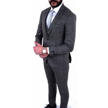 Jan Carlucci Slimfit Yelekli Drop 6 Takım