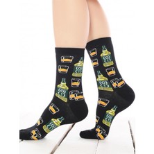 Unlimited Legwear Viski Desenli Soket Çorap