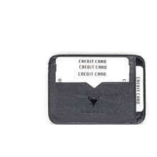 Kindfox Hakiki Deri Para Bölmeli Unisex Kartlık | Cüzdan | Pnc