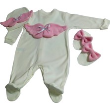 Moms And Babies Terzim Ayşenur Kutulu Melek Kanatlı Bebek Tulum