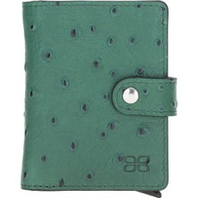 Bouletta Palermo Deri Mekanizmalı Kartlıklı Cüzdan De6 Yeşil