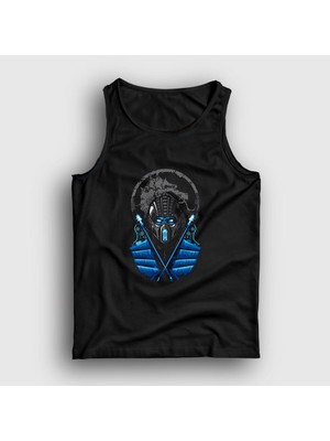 Presmono Unisex Siyah Sub Zero V3 Mortal Kombat Atlet