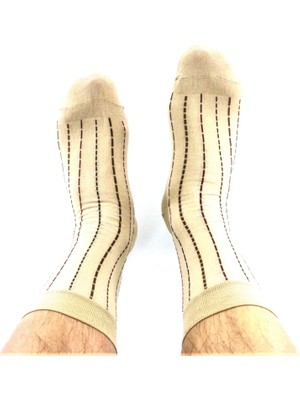 Socks Master Merserize Dikişsiz 2 Çift Erkek Lüks Çorap