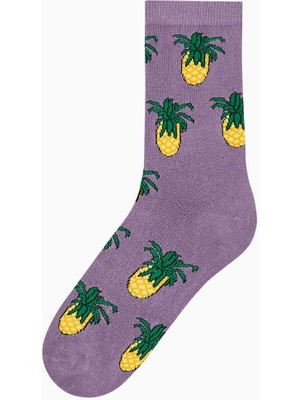 Bross Ananas Desenli Kadın Çorabı